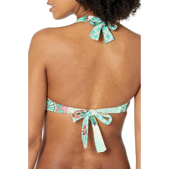 Coco Reef Reversible Verso Bikini Swim Top Adjustable Neck Tie Bra Sized 36/38C - Picture 2 of 8